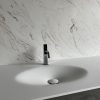 CORA Thermo Oval Front - Solid Surface wastafel Corian - HI-MACS - detail