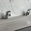 Obliquo Neutral Concrete MAATWERK - CORA CARRARA CREMO ACHTERWAND