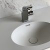 Solid Surface wastafel Creato Oval top