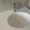 Ovale Solid Surface spoelbak - Incollato Oval - Corian Neutral Aggregate achterwand 2