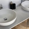 Thick Round Solid Surface Opzetkom dubbel - meubel - 2