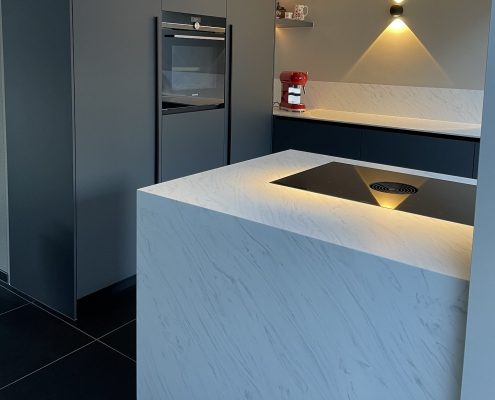CORA Worktops - Solid Surface werkblad CORA Carrara - ism Kitchen Solutions 12