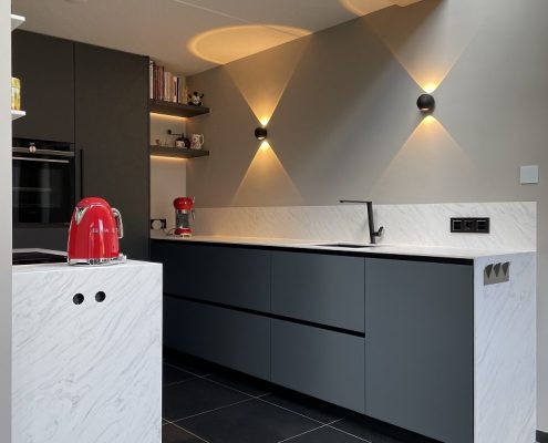CORA Worktops - Solid Surface werkblad CORA Carrara - ism Kitchen Solutions