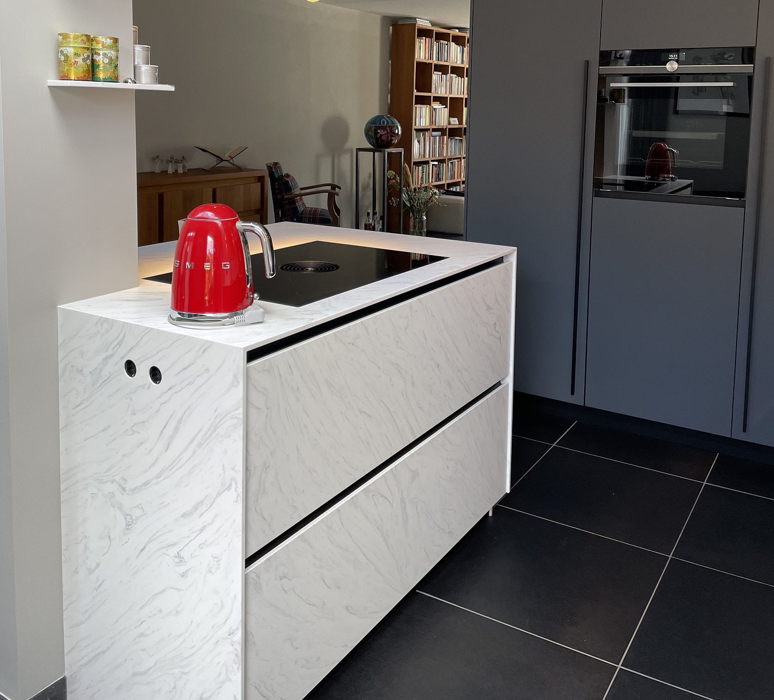 CORA Worktops - Solid Surface werkblad CORA Carrara - ism Kitchen Solutions 6